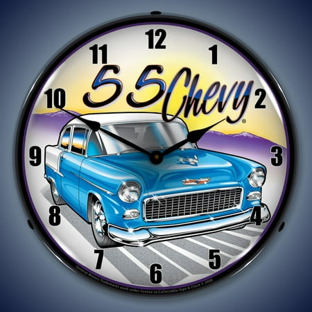 1955 Chevy Wall Clock, Lighted