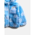 thumbnail image 3 of Bluey Toddler Girls Fleece Full Zip Hooded Jacket, Sizes 12M-5T, 3 of 3