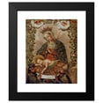 thumbnail image 2 of Cuzco School 15x18 Black Modern Framed Museum Art Print Titled - The Virgin Adoring the Christ Child with Two Saints (18th Century), 2 of 5