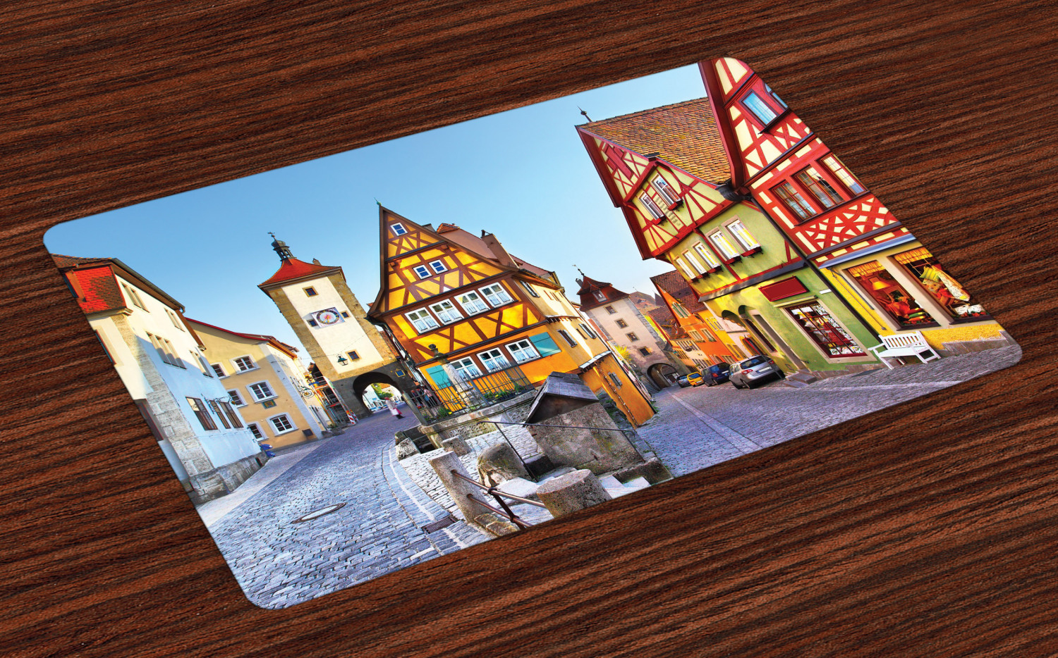 German Placemats Set of 4 Rothenburg ob der Tauber Bavaria Germany