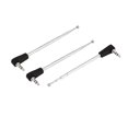 thumbnail image 1 of 3pcs 8" 20cm Long 4 Sections 3.5mm Male AM FM Radio Telescopic Antenna Aerial, 1 of 3