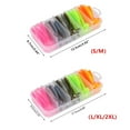 thumbnail image 4 of YUUZONE Pack of 50 Soft Fishing Lures, Soft Swimbaits with T-Tail, Plastic Fishing Bait for Saltwater & Freshwater Fishing Lures, 4 of 13