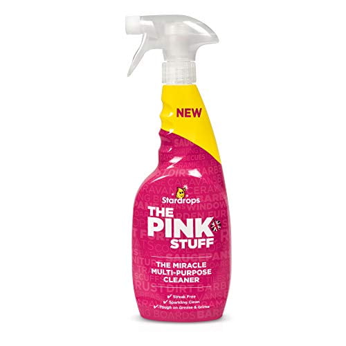 PSPMBWC Stardrops - The Pink Stuff - The Miracle Cleaning Paste,  Multi-Purpose Spray, Bathroom Foam Spray, Window & Glass Cleaner, and C