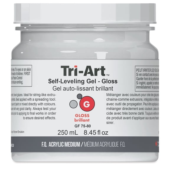 Tri-Art Self-Leveling Gel Medium - Gloss, 250 ml