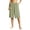 Green, variant on Utoimkio Elastic Waist Textured Culottes for Women Casual Loungewear Shorts with Tassel Drawstrings