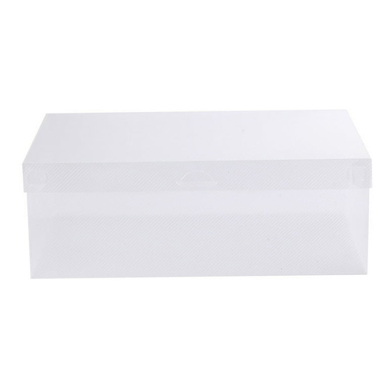 ENJOYBASICS Shoe Storage Boxes, 5 Pack Clear Shoe Boxes Stackable