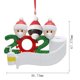 thumbnail image 3 of Kit de adornos navideños para la familia Kit de decoración colgante para árbol de Navidad personalizado regalo de festival para la familia, 3 of 6