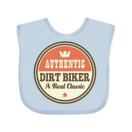 

Inktastic Dirt Biker Vintage Classic Gift Baby Boy or Baby Girl Bib