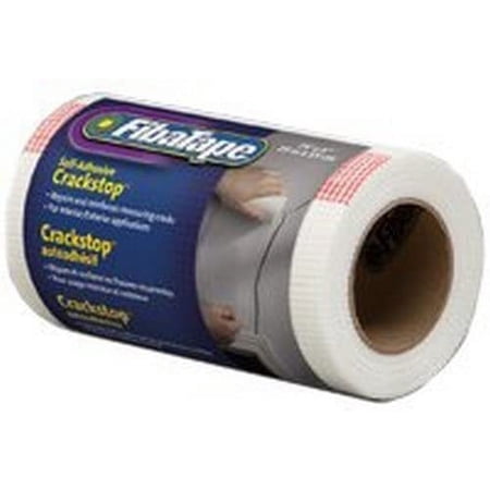Fibatape Self Adhesive Crackstop Repair Fabric Fiberglass 6" X 75 ' White