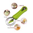thumbnail image 3 of Naiovety 3-en-1 Fruit Scoop Kitchen Handheld Sandía Scooping Baller Helado Manual Acero inoxidable Separador Slicer Cocina y Comedor Verde Naiovety HA062613-01, 3 of 6