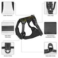 thumbnail image 6 of Picia Mardi Gras Carnival No-Pull Dog Harness Reflective Front Clip Vest with Handle,Step-in Air Dog Harness,Adjustable 2 Metal Rings 4 Buckles,Easy to Put on & Take Off Small, 6 of 9