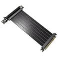 thumbnail image 3 of MZX PCI-E 4.0 3.0 X16 Riser Cable 90掳 180掳 Mount Video Graphics Card Extension Shielded Flexible GPU Cord ITX Computer Connector 90 degree 3.0 White 20cm 7.9inch, 3 of 6