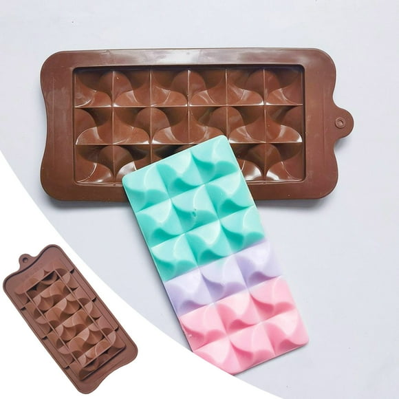 Moule à Gâteau pour Barres de Chocolat Farcies Profondes Outil de Cuisine en Silicone à Parois Épaisses pour Garniture de Knafeh Pistache Ganache