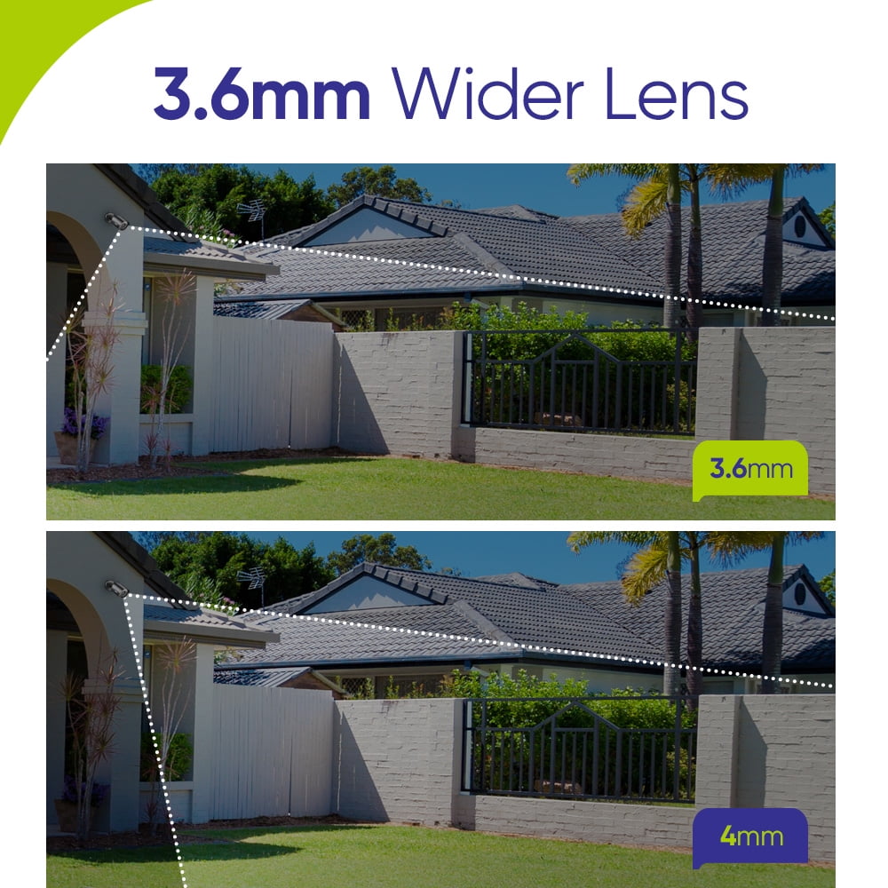 SANNCE 1080P Outdoor Security System, IP66 Weatherproof, Clear Night Vision, 4 CCTV Cameras