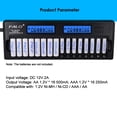thumbnail image 2 of PALO PL-NC31 Universal Intelligent Battery Two 3 Inch LCD Display Speedy Smart with 16 Battery Slots for 1.2V Ni-MH AAA AA Batteries Plug, 2 of 6