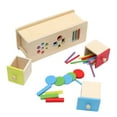 thumbnail image 3 of Caja de juguetes de madera con cajones para clasificar colores, juguetes sensoriales para niños de 1, 2 y 3 años, regalos de cumpleaños para bebés, 3 of 9