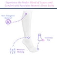thumbnail image 2 of PureTwine Knee High Socks for Women Comfort Seam Soft Combed Cotton Blend Long Dress Socks for Women Athletic Socks 4 Pairs, 2 of 7