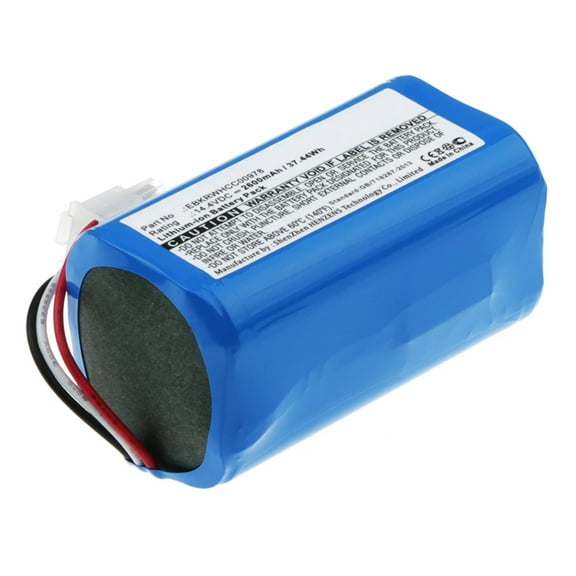 Batteries N Accessories BNA-WB-L6734 Vacuum Cleaners Battery - Li-Ion, 14.4V, 2600 mAh, Ultra High Capacity Battery - Replacement for iCLEBO EBKRTRHB000118-VE Battery