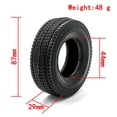 thumbnail image 3 of Neumáticos de goma RC Crawler Neumáticos de coche RC 4pcs Reemplazo para, 3 of 8