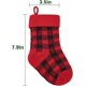 thumbnail image 2 of KAIYANG 3 calcetines navideños a cuadros de 7,8 pulgadas para decoración de fiestas navideñas, 2 of 5