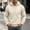 686#Beige, variant on Men's Waffle Knit Zip Hoodie Long Sleeve Drawstring Casual Hooded Sweatshirt Athletic Pullover Top