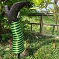 thumbnail image 2 of ZOELNIC 1 Pair Halloween Wicked Witch Leg Yard Stakes Witch Leg Garden Stake for Halloween Indoor Outdoor Decor, Green, 2 of 6