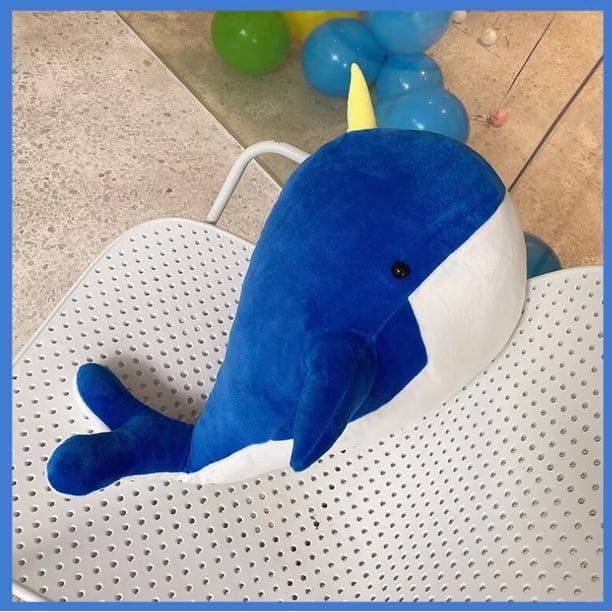 NEWQSING Cojín De Siesta De Tiburón Ballena - Almohada De Felpa Creativa Para Muñeca O Uso Diario (Varios Tamaños)