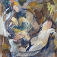thumbnail image 2 of Edvard Weie 20x20 Black Ornate Framed Double Matted Museum Art Print Titled: Romantic Fantasy (1919 - 1924), 2 of 5