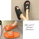 thumbnail image 5 of Sonducket Sandalia transpirable para mujer, y a la moda, suave, gruesa, con plataforma inferior, zapatillas con punta abierta, zapatillas Calzado Blanco 38/39.1, 5 of 6