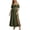 Army Green, variant on ShomPort Women's Off The Shoulder Dress for Maternity Flowy Maxi Dress Formal Baby Shower Photoshoot Dress