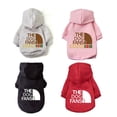thumbnail image 2 of Letras invierno mascota perro sudaderas con capucha algodón cálido perro ropa para mascotas pequeñas medianas trajes lindo primavera perros abrigos chaqueta Yorkshire Tan Jianjun unisex, 2 of 2