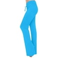 thumbnail image 4 of Women Pants Womens Pants Casual Blue Pants Women Lounge Pants for Women Loose Fit High Waisted Wide Leg Pants for Women with Pockets Fall Pants for Women 2025, 4 of 5