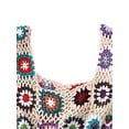 thumbnail image 2 of Txlixc Blusa de verano sin mangas para mujeres chaleco de punto hueco bordado a mano de ganchillo de colores Txlixc  moda, 2 of 5