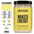 thumbnail image 3 of NAKED nutrition Fruit Punch Naked Energy - Clean Pre Workout Supplement for Men and Women, Vegan Friendly, No Added Sweeteners, Colors Or Flavors - 30 Servings, 3 of 6