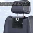 thumbnail image 3 of relayinert Garbage Can Car Garbage Bin Auto Accessories Auto Organizer With Phone Holder Metal Roller Car 1Set, 3 of 6
