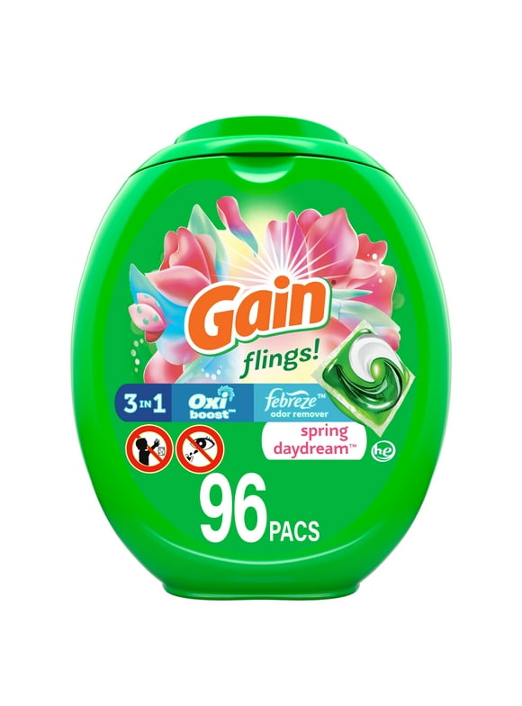Gain Flings in Gain Laundry Detergent