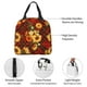 thumbnail image 4 of Easygdp Red Plaid Sunflower Bolsa Térmica Premium - Tela Oxford Impermeable, Gran Capacidad, Bolsillo Frontal, Unisex para Trabajo, Escuela, Actividades al Aire Libre y Picnics, 4 of 8