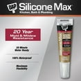 thumbnail image 2 of DAP Silicone Max 2.8 oz Clear Kitchen and Bath Sealant, 2 of 5