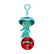 Miraculous Ladybug - Kwami Lifesize Sass, 5-inch Snake Plush Clip-on Toys for Kids, Super Soft Collectible Stuffed Toy with Glitter Stitch Eyes and Color Matching Backpack Keychain, Wyncor