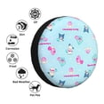 thumbnail image 4 of Saiise Sanrio By Print Rv Spare Tire Cover Wheel Tire Cover for Travel Trailers Protectors Weatherproof Dust-Proof for Camper Trailer Truck SUV Rv Universal-16 inch, 4 of 8