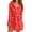 Watermelon Red, variant on Women Hooded Bathrobe Lightweight Soft Short Flannel Sleepwear Hooded Bathrobe Soft Robe