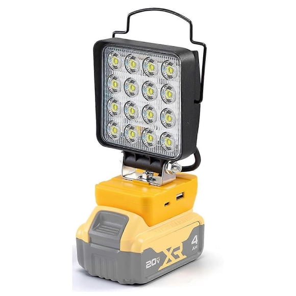 LED Work Light for Dewalt 20v Battery, Cordless 20V Max 48W Battery Light with Low Voltage Protectio