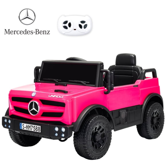 BKIRNP 12V Ride on Toys Electric Car, w/Parent Remote Control,Age for 1-4 Boys,Girls,Kids,Pink