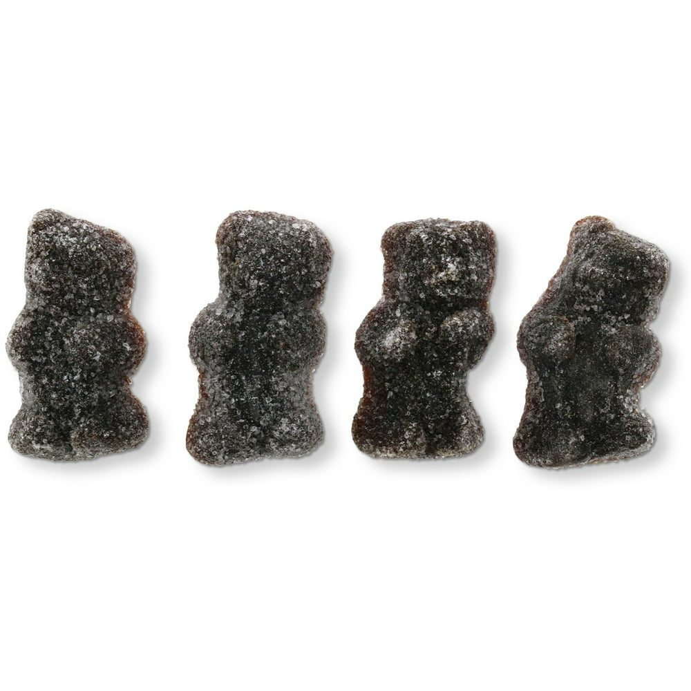 Gustaf, Soft Sugared Bears Natural Black Licorice (3.500 Lbs) Walmart