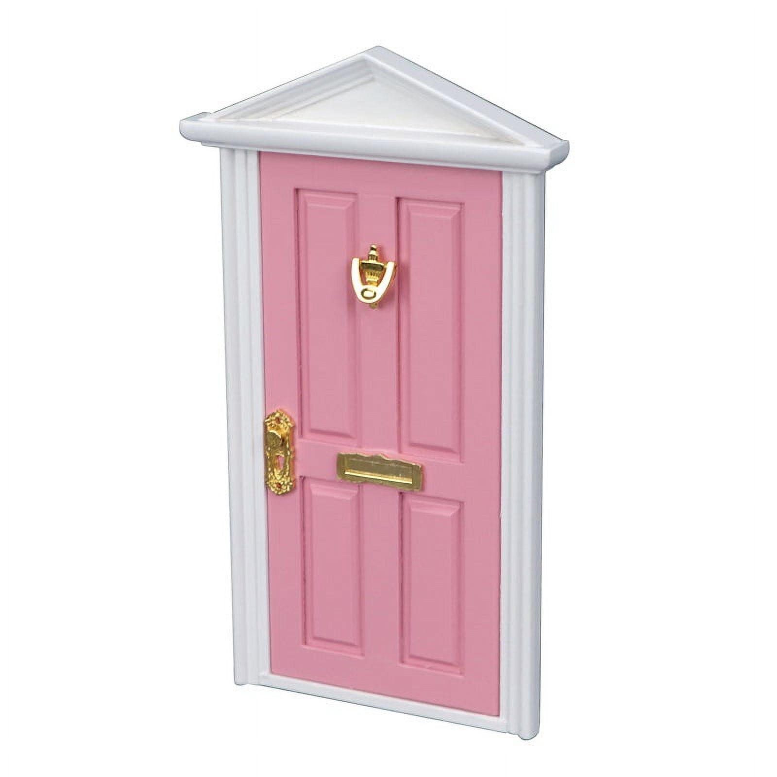 VGEBY Puerta De Madera Mini Para Casa De Muñecas 1:12 - Accesorio De Juguete DIY Para Dormitorio Y Sala De Estudio