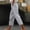 Gray, variant on Blmnix Striped Pants Women Pants Palazzo Plus Size Pants Sweatpants Gray Straight-Leg High Waisted Baggy 7/8th Office Pants for Women,XXXXL