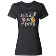 thumbnail image 3 of Inktastic Believe in Fairies Women's T-Shirt, 3 of 5