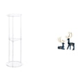 thumbnail image 1 of Juego De Mesitas Auxiliares Acrílicas Con Forma De Reno Para Decoración De Espacios Pequeños. Fácil Montaje. Incluye Figuras De Renos Para La Oficina O El Balcón., 1 of 8