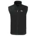 thumbnail image 2 of Men's Cutter & Buck  Black Stephen F Austin Lumberjacks Charter Eco Recycled Full-Zip Vest, 2 of 3