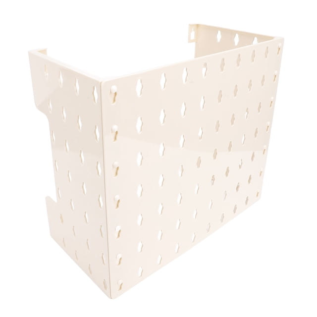 Pegboard Wall Mounted Rack, Gas Water Heater Pipe Decoration Cover, Strong Load Bearing Storage Rack, Display Rack for Home, Kitchen, Bathroom